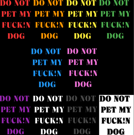 DO NOT PET Decal