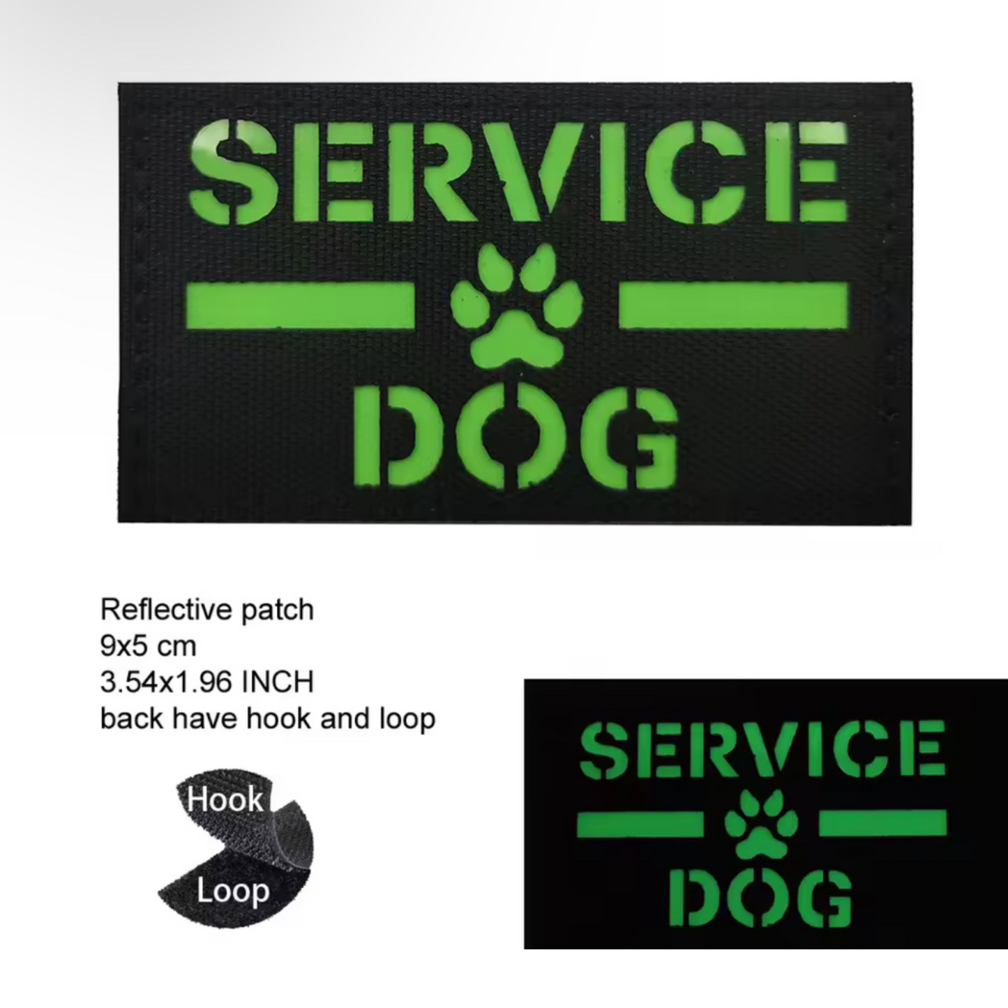 Reflective Working Badges